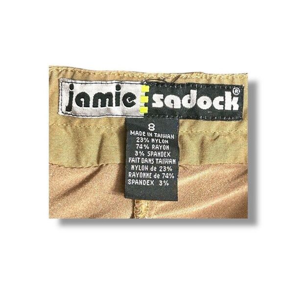 Jamie Sadock 8 Tan Athletic Stretch Skort Pockets Tennis Golf Activewear - Picture 7 of 8